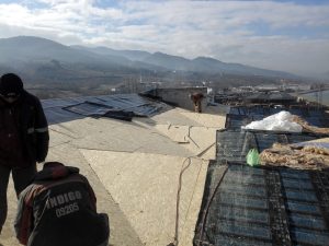 Anahtar teslim otel çatı uygulaması tamamlandı