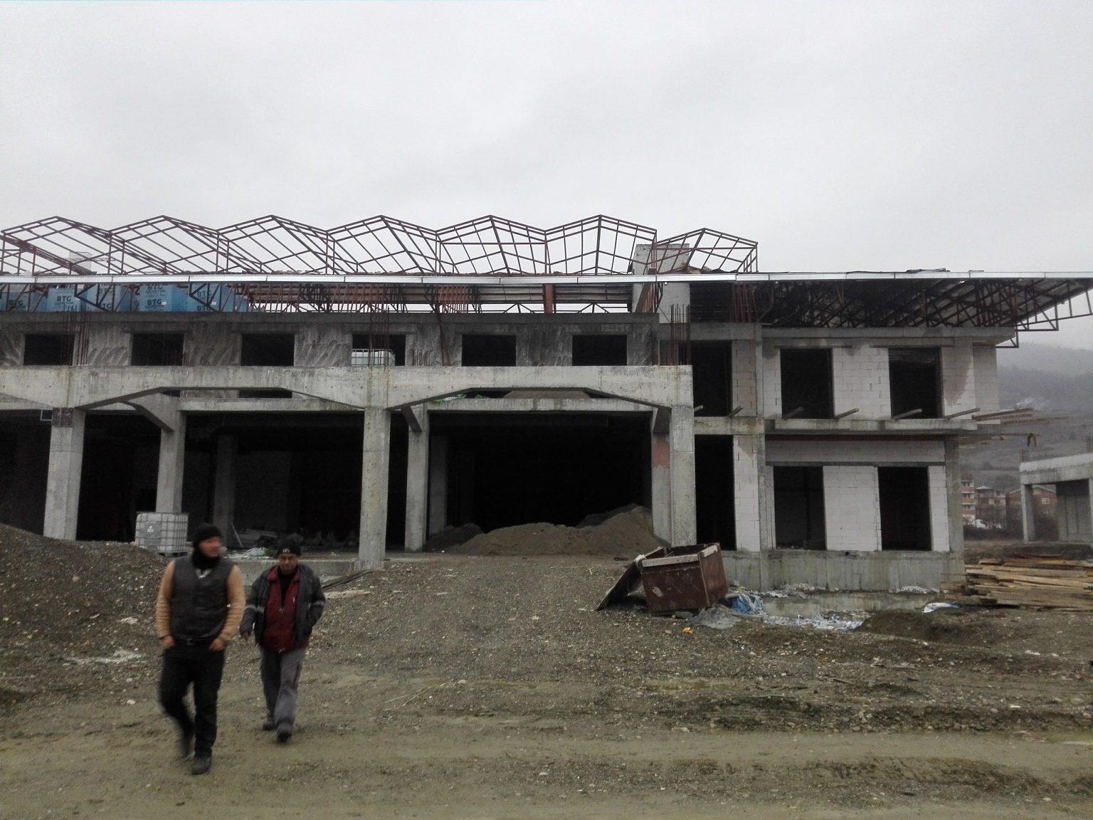 Tamamlanan otel çatı imalat ve montaj çalışması